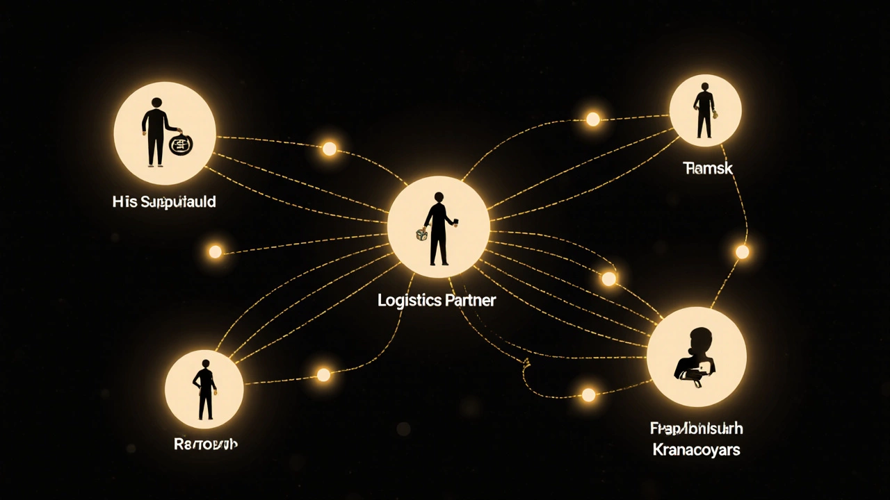 Сеть связей между предпринимателями Сибири, соединяющих их через реальные решения.