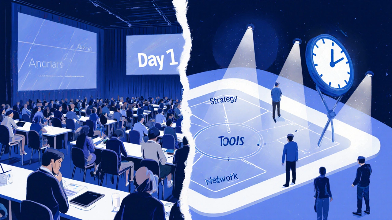 Современная короткая конференция 2025 года с тремя зонами: стратегия, инструменты, нетворкинг.