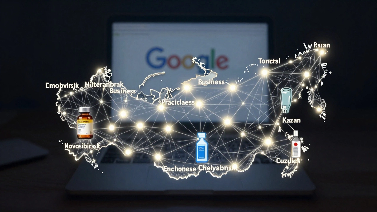 Сеть связей между бизнесами России, образующихся на форумах, в contrast с исчезающими онлайн-рекламными баннерами.