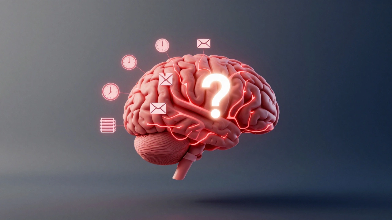 Мозг, где стресс превращается в вопрос — путь от перегрузки к ясности.